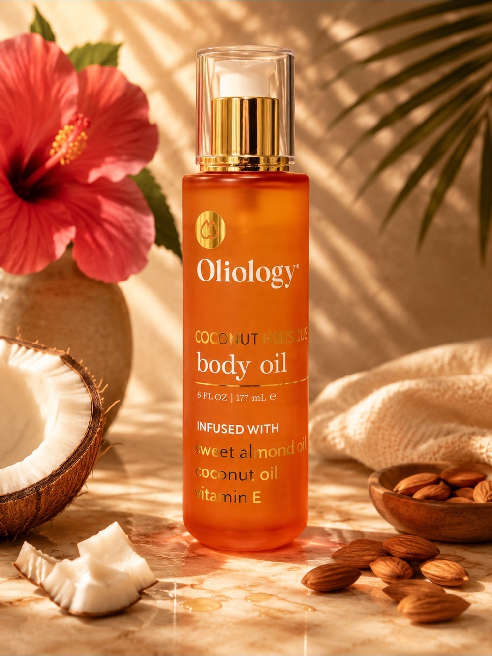 Oliology Coconut Hibiscus Body Oil – 177 mL 🌺🥥